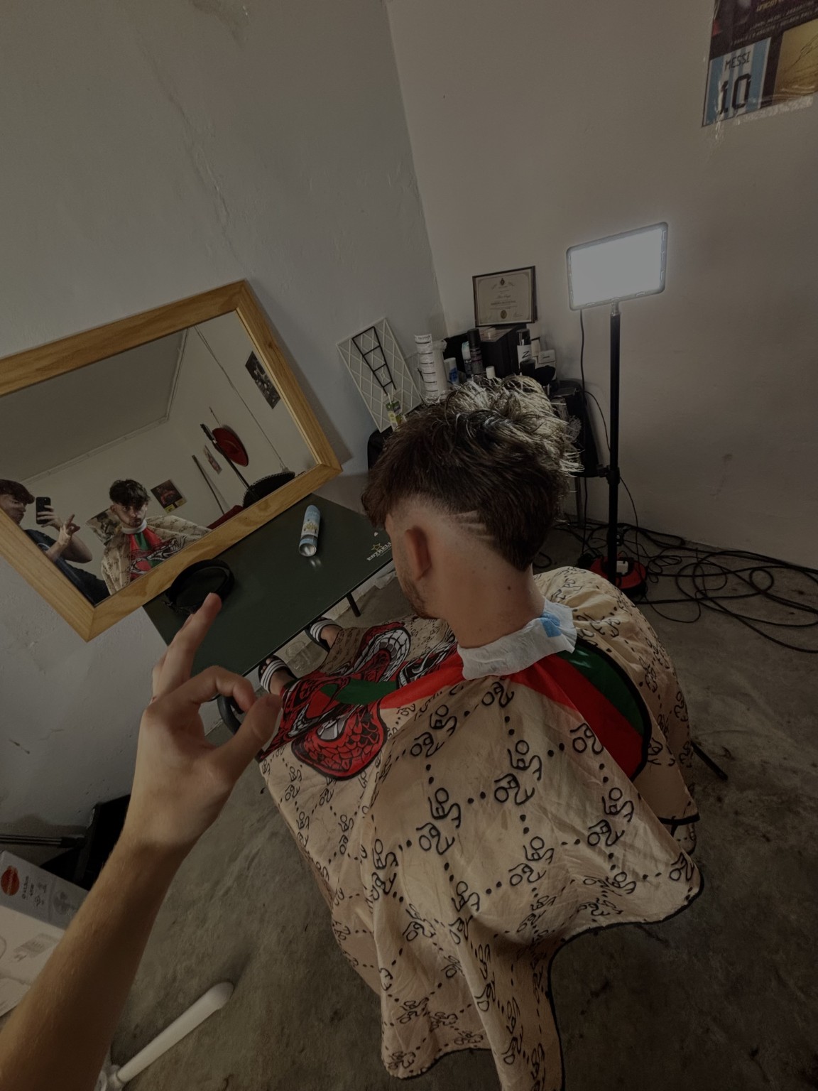 Corte realizado en Seguí Barber